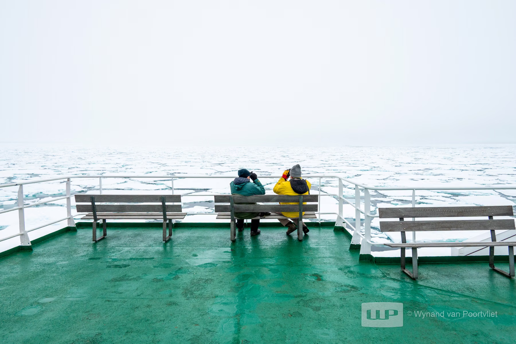 MV Ortelius - View on Pack Ice near Greenland