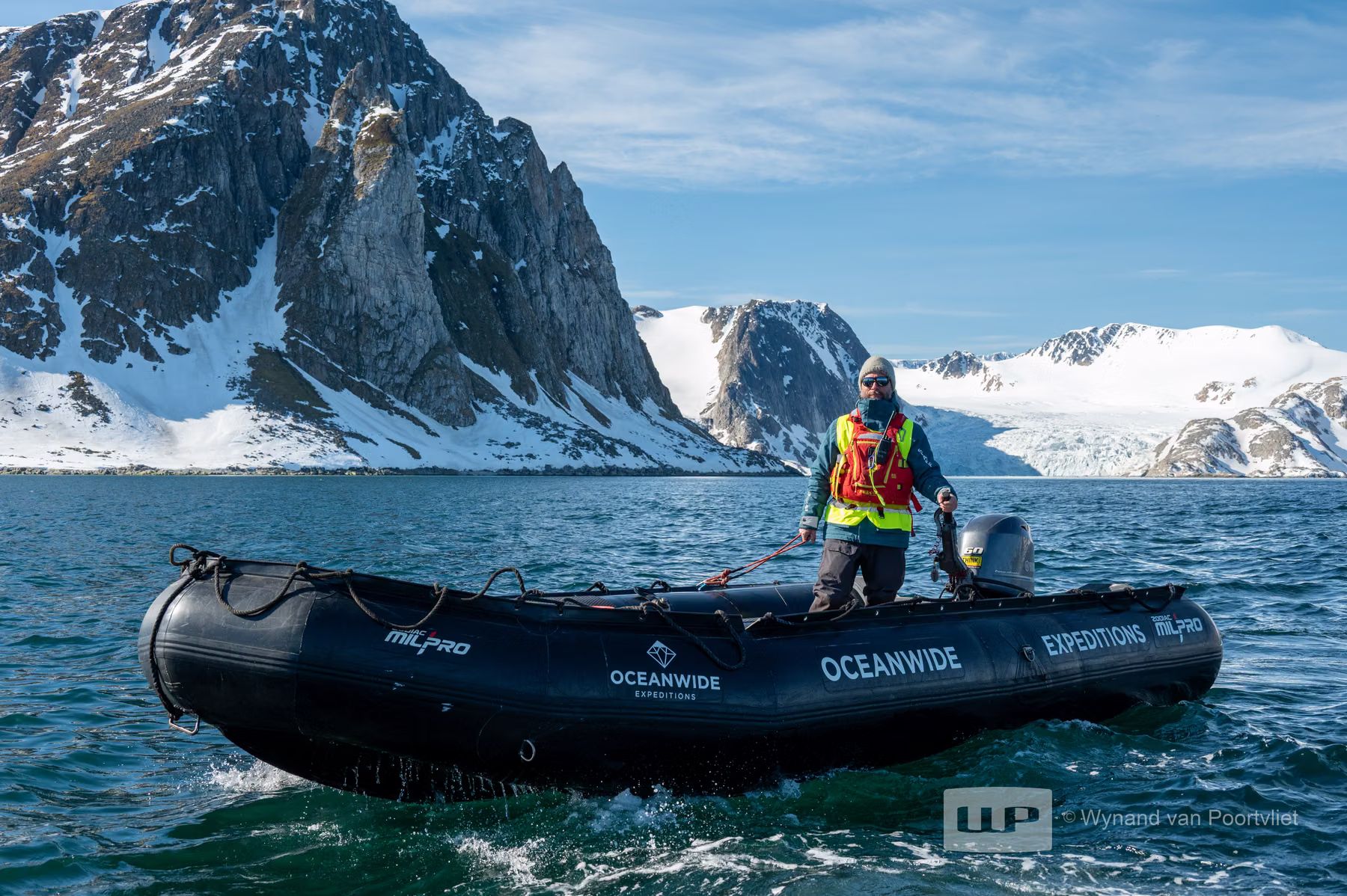Alexander Romanovskiy at Hamilton Bukta, Spitsbergen, Svalbard